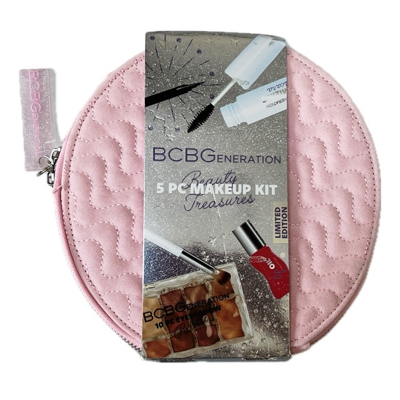 BCBGeneration Other - BCBGeneration 5 PC Makeup Kit - Pink and Silver